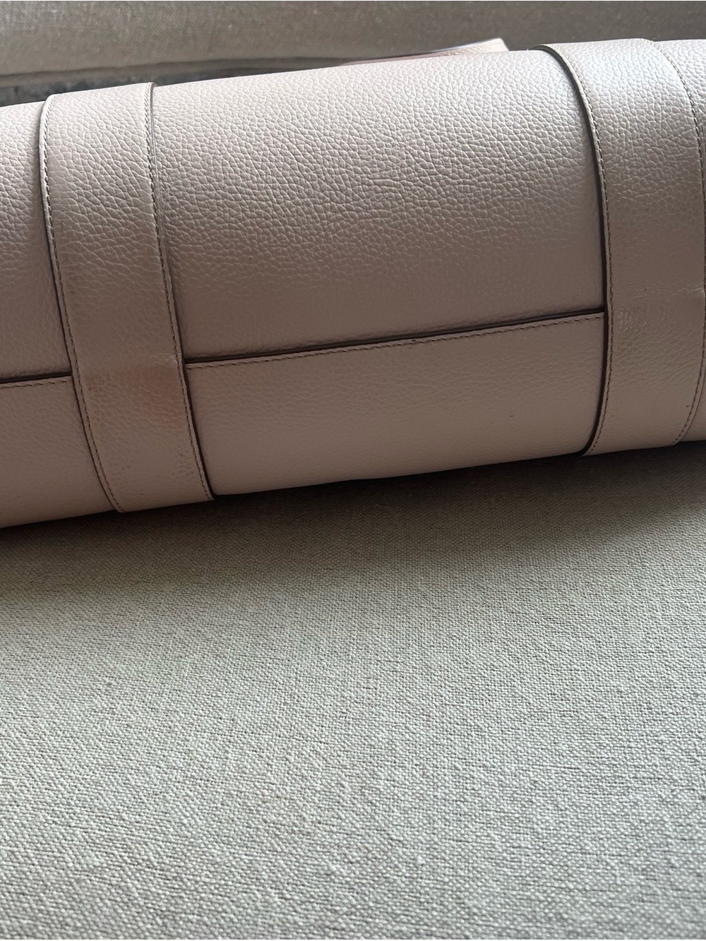 Mulberry Bayswater Pebbled Leather Tote in Pale Blush - Picture 6 of 11